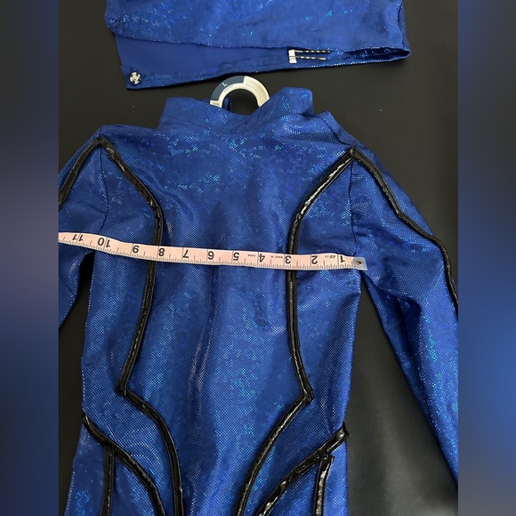 CUSTOM CONTEMPORARY Solo or Duo Costumes Red & Blue Size 9 - Picture 11 of 11